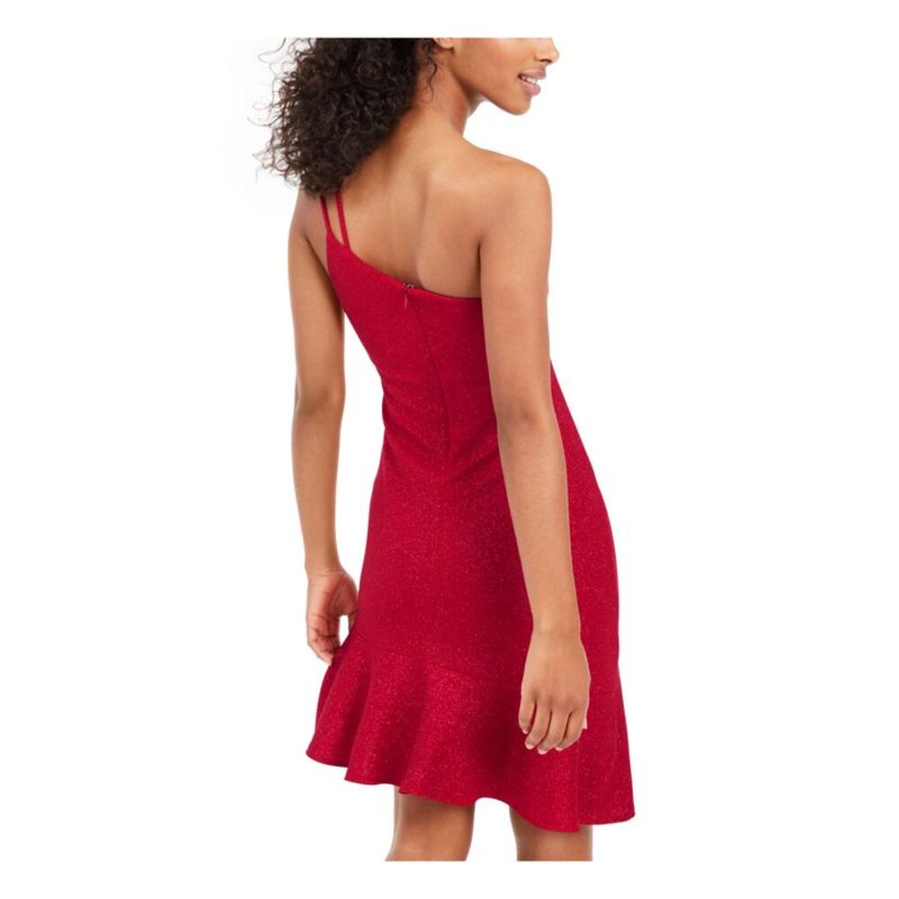 JUMP Womens Short Dress Red Spaghetti Strap Cocktail Juniors XXS - Picture 2 of 3